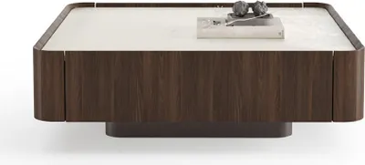 Image de Luxuriös Braun Couchtisch Harmonisch Tisch Wohnzimmertisch Edle Sofatisch