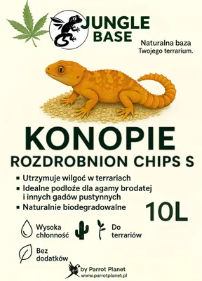 Image de Jungle Base - Copeaux De Lapin En Fibres Naturelles Pour Reptiles Et Amphibies, 10Ljungle Base Copeaux De Lapin Pour Reptiles - Substrat Léger Biologique 10L
