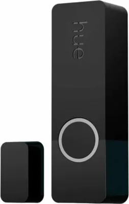 Produktbild von Philips Secure Kontaktsensor schwarz, Kabellos, ZigBee, Schwarz, Tür/Fenster, Klebeband/Schraube, III