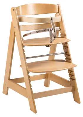 Produktbild von roba Treppenhochstuhl 'Sit Up Click', mitwachsend, innovativer Klickverschluss, Holz, naturfarben