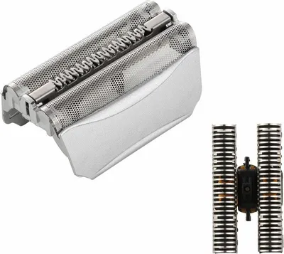 Produktbild von 51S Ersatzrasierfolie und Klingenblock kompatibel mit Braun Serie 5, Nass- und Trockenrasierer, Silber