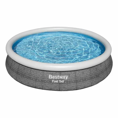 Produktbild von Bestway Aufblasbares Pool für Erwachsene Rattan mit Filter 366x76 cm Garten 57445