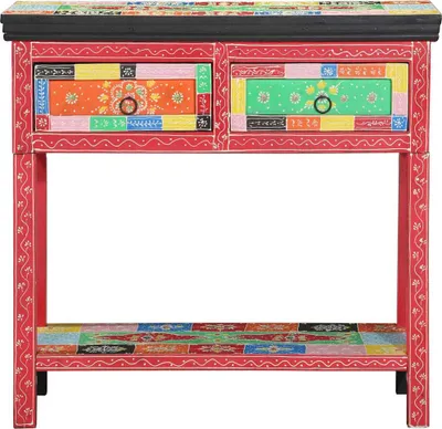 Obrázok produktu pre vidaXL Konzolový stolík so zásuvkami, viacfarebný, 80 x 35 x 76 cm