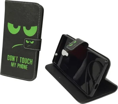 Produktbild von Handyhülle Tasche für Handy Wiko Robby Dont Touch My Phone Grün