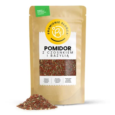Zdjęcie produktu dla Pomidor z Czosnkiem i Bazylią 500 g
