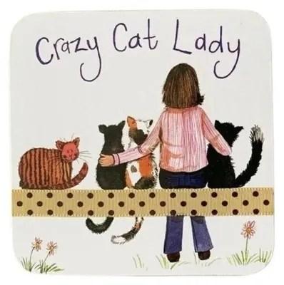 Immagine prodotto di Tappetino per tazza C153 Crazy Cat Lady Kociara