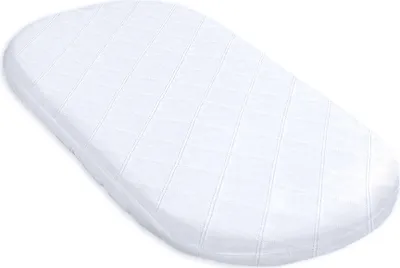 Produktbild von Kinderwagen Matratze 72x33cm - Stubenwagen Matratze oval Beistellbett Babymatratze
