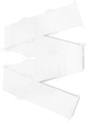 Produktbild von Amilian Bettumrandung Babybett Baby Kinder Nestchen Kantenschutz Bettnestchen Kopfumrandung für Laufstall Bettausstattung Bettschlange 420 cm