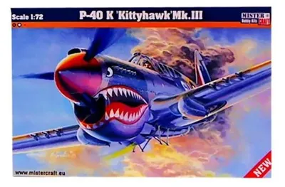 Obrázok produktu pre Mistercraft 1:72 D-220 P-40 K Kittyhawk Mk.III