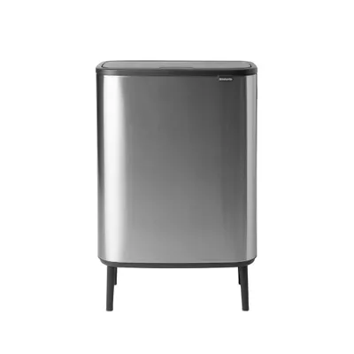 Produktbild von BRABANTIA Mülleimer Bo Touch Bin Hi 2 Eimer 2 x 30 L Mattstahl
