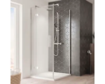 Produktbild von Seitenwand für Drehtür Breuer Avanta 80 cm Nachbildung Intima Profilfarbe chrom