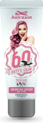 Produktbild von Hairgum Haartönung Semi Permanent Color Sixty's Color Pink