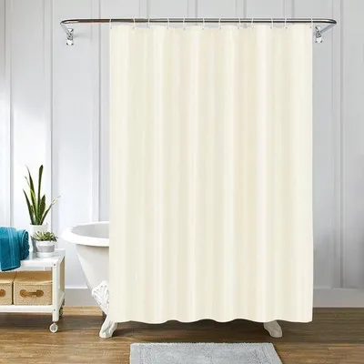 Image de Rideau de douche imperméable - 180 x 220 cm - 100 % polyester - facile à nettoyer