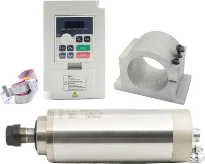 Productafbeelding van CNC-freesas-motor, watergekoeld, met VFD-aansluiting van 220V