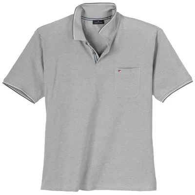Produktbild von Jupiter Übergrößen Poloshirt grau melange