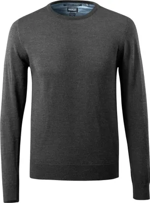 Produktbild von Mascot Strickpullover FRONTLINE runder Halsausschnitt; Herren 50636 Gr. 3XL dunkelanthrazit/hellgrau-meliert