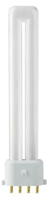 Productafbeelding van PL-S 9W 4-Pins 2G7 - 840 Koel Wit Licht (4000K) - 24.5x143.5mm - 2G7 Spaarlamp 9 Watt