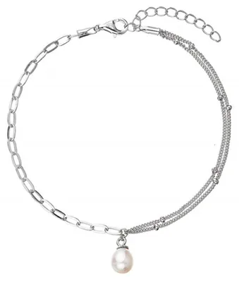 Image de Bracelet en argent avec véritable perle d'eau douce 23014.1
