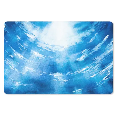 Produktbild von MuchoWow® Schreibtischunterlage Wasser - Meer - Sonne 60x40 cm - XXL Mauspad - Großes Mauspad