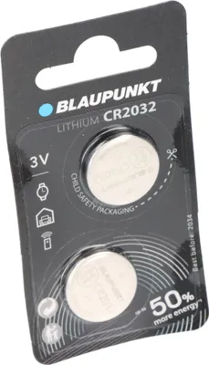 Imagen del producto de Batería de litio Blaupunkt CR2032, 3V, paquete de 2 unidades