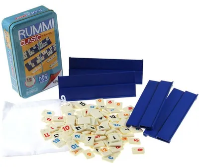 Imagen del producto de Juego de mesa clásico de viajes, Rummy Cairo 150-755, dimensiones: 11,5 x 19,5 cm