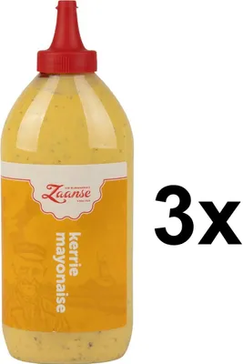 Produktbild von Zaanse Curry-Mayonnaise 750 Milliliter x 3