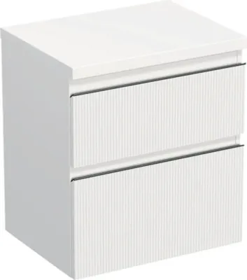 Obrázok produktu pre Skrinka pod umývadlo Jungborn TRENTA biela matná 56,7 x 64,6 x 44,5 cm