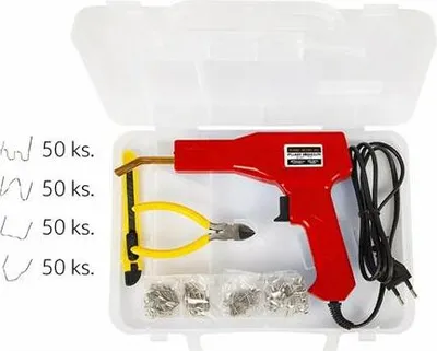 Obrázek produktu pro Set Svářečka na opravu plastů SAP 53-078 50W BOX, 230V, 200ks spon