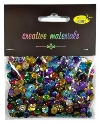 Produktbild von Holografische Pailletten, 6 mm, 20 g – Galeria Hobby