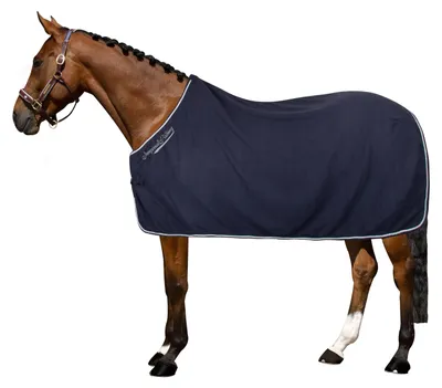 Produktbild von Imperial Riding Fleecedecke Abschwitzdecke IRHClassic navy, Größe:155 (105 cm)