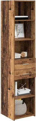 Immagine prodotto di vidaXL Credenza alta in legno di recupero 40 x 42,5 x 185 cm in materiale derivato dal legno
