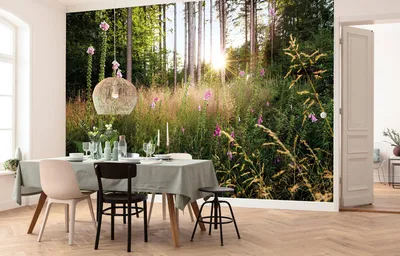 Produktbild von Komar Vlies Fototapete "Summer Glade" - Größe: 350 x 250 cm (Breite x Höhe), 7 Bahnen