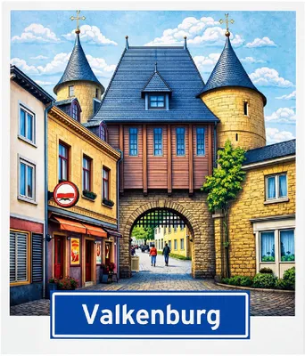 Immagine prodotto di Magnete per frigorifero, Valkenburg, ferro, 7x1x7 cm, blu, beige, Clayre & Eef, modello 67154