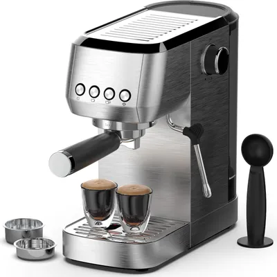 Produktbild von Espressomaschine mit Milchschaumdüse CM1662B 1350W, 20 Bar Espressodruck
