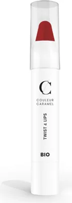 Produktbild von Couleur Caramel Twist y Lips Barra De Labios 407 Glossy Red 1un
