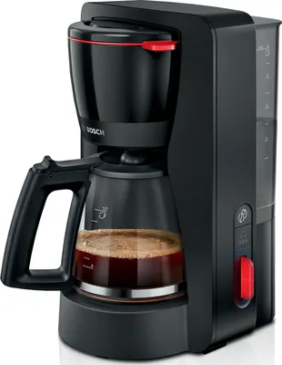 Obrázek produktu pro Bosch TKA3M133, Kávovar na překapávanou kávu, 1,4 l, Mletá káva, 1200 W, Černá