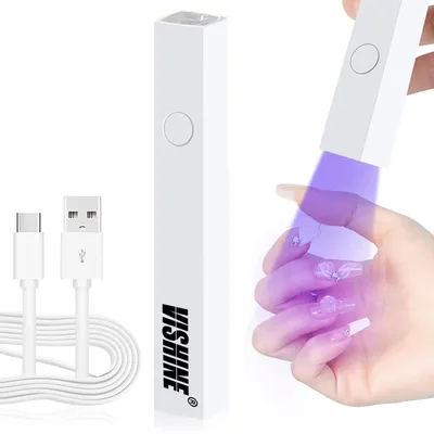 Image de Lampe LED UV mini pour ongles, portable en forme de stylo, séchoir à ongles rapide