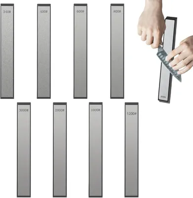 Produktbild von Diamant Schleifstein Set, 8-teilig, Körnung 240# bis 3000#, für Küchenmesser