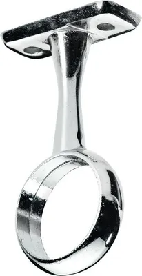 Produktbild von Hettich Schrankrohrmittelträger für runde Rohre Ø 25 mm, verchromt