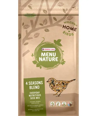 Produktbild von Versele-Laga 4 Seasons Blend, Polybag, Samen, 12,5 kg, Universal, gebrochener Mais, Weizen, Hirse, Sonnenblumenkernen, Milokorn, Kanariensaat, Buchweizen,...