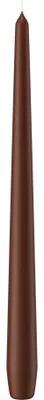 Produktbild von Spitzkerzen Kastanie Braun 300 x Ø 25 mm, 12 Stück