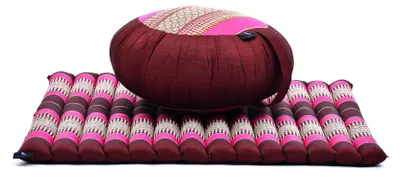 Produktbild von Leewadee Zafu & Zabuton Meditationsset 70 x 70 cm Kapok Meditationskissen