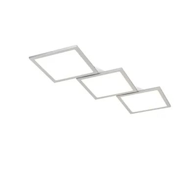 Immagine prodotto di Lucande Lampada da soffitto LED Ilira, 3 luci, argento, CCT, dimmerabile