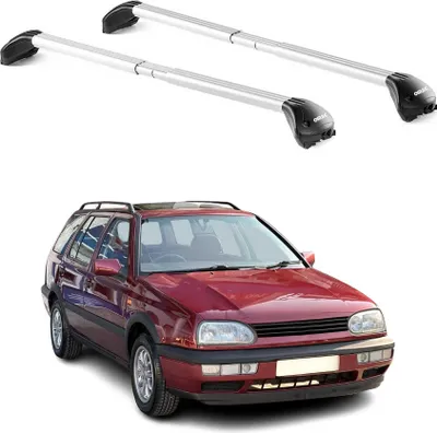 Produktbild von Dachträger für VW Golf III IV Kombi 1993-2006 5 tür 100kg Alu Silber 2x ABE
