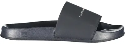 Produktbild von Herrenschuh Pantoffel Blau: Stilvoller Ciabatta mit Logodruck