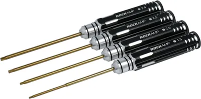 Produktbild von Rockamp Set Innensechskant 1.5 / 2.0 / 2.5 / 3.0mm HSS Titan beschic