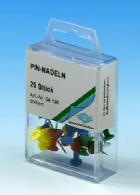 Image de 5x WEDO 54 200 Pinnwand-Nadeln weiß Großpackung