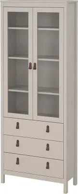 Zdjęcie produktu dla Madrid witryna 2 drzwi 3 szuflady kaszmir.