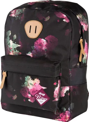 Zdjęcie produktu dla NITRO plecak rekreacyjny z przegrodą na laptopa Kolekcja Urban Klasyczny plecak 20L Czarny Różowy czarny wielokolorowy