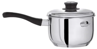 Immagine prodotto di Omgoods - Pentola a bagnomaria con coperchio - 16 cm, ideale per sciogliere e riscaldare